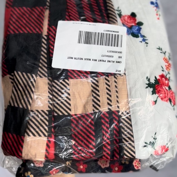 Anthropologie * Let Me Be* ALINE Contrast Mix Print Maxi Skirt XS - Picture 11 of 11